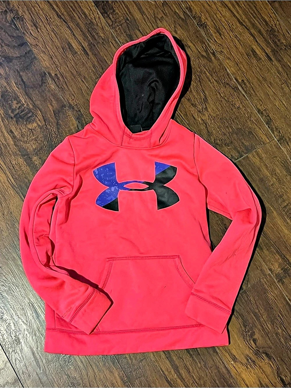 Under Armour Fleece Big Logo Hoodie Pink